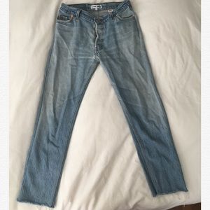 Re/Done Levi’s Straight Skinny Jeans Size 27